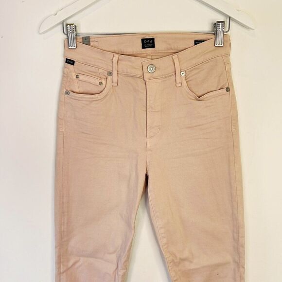 Citizens of Humanity Pink Rocket Crop High Rise Skinny Jeans - Picture 4 of 7